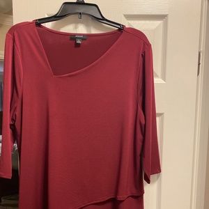 Alfani burgundy tunic